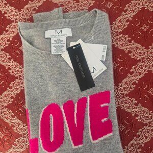 NWT Magaschoni 100%  Cashmere  Sweater